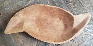 Vintage wood bowl